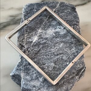 COOL One Of A Kind SQUARE Vintage 925 Silver Boho Hippie 1960-70s Vibe Bracelet